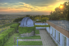 Sonnenuntergang an der Sternwarte Sonnenuntergang an der Sternwarte Radebeul