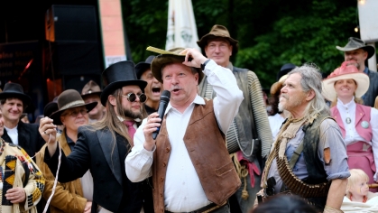 Oberbürgermeister Bert Wendsche zur Eröffnung der Karl-May-Festtage
